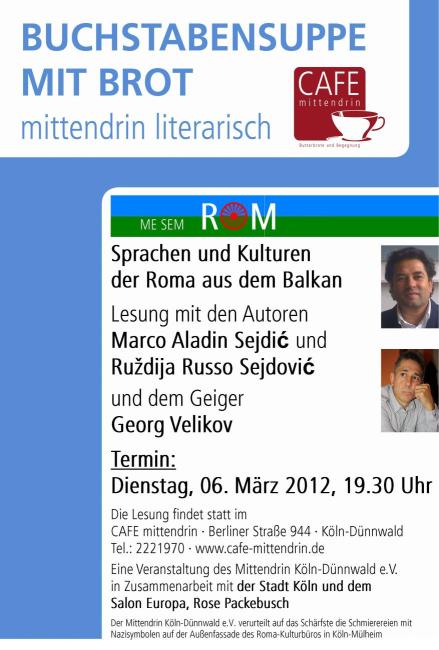  74. Salon Europa - Sprachen und Kulturen der Roma aus dem Balkan